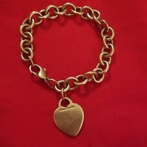 Authentic Tiffany & Co. Heart Tag Bracelet